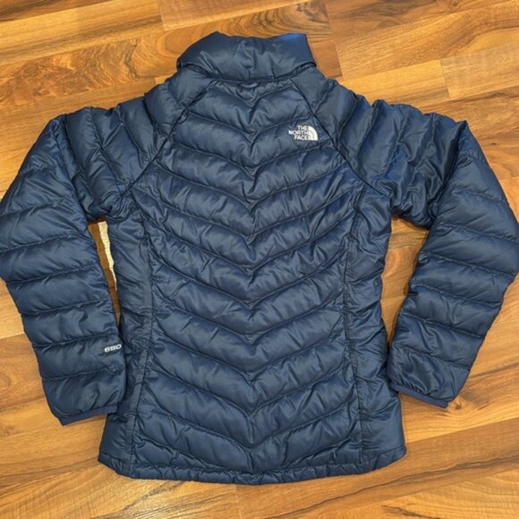 The North Face puffer jacket navy blue size XS, light weight, packable outdoor - Picture 7 of 7